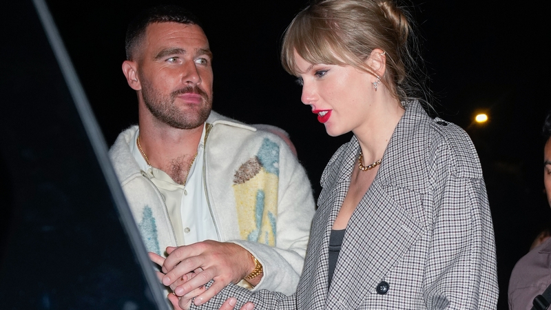 Travis Kelce and Taylor Swift - The Cruel Summer singer revealed that romance had blossomed between the two after the Kansas City Chiefs player put Swift "on blast on his podcast"