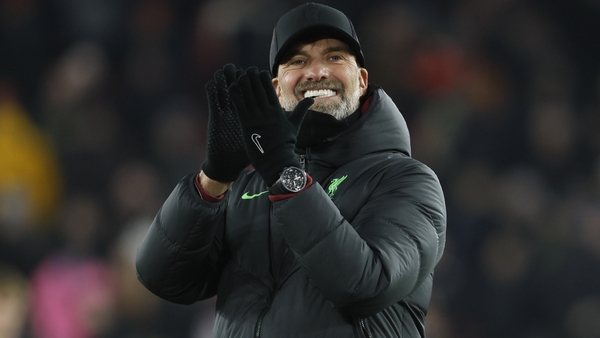 Jurgen Klopp was all smiles after the game but his mood soured following comments about early kick-offs