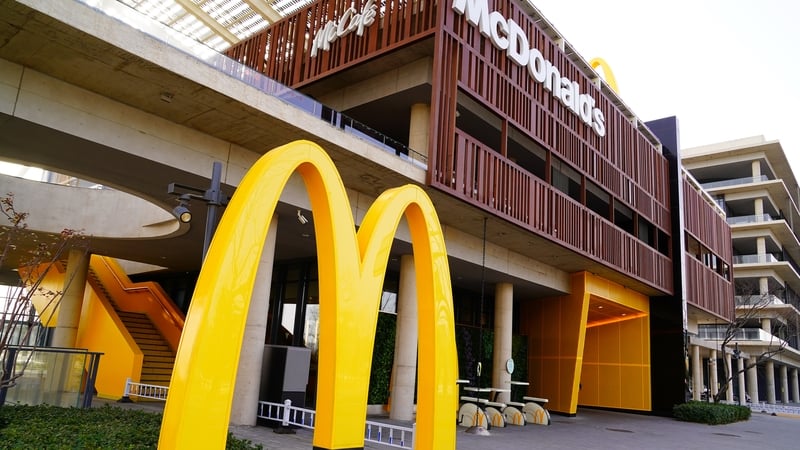 McDonald's fell short of Wall Street estimates for Q1 sales today