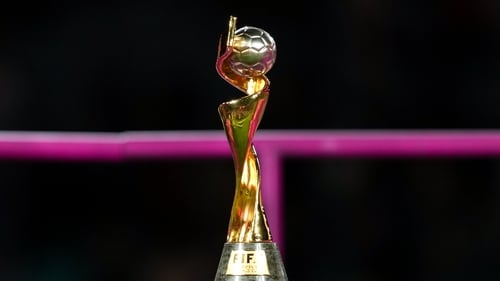 A view of the FIFA Women's World Cup trophy