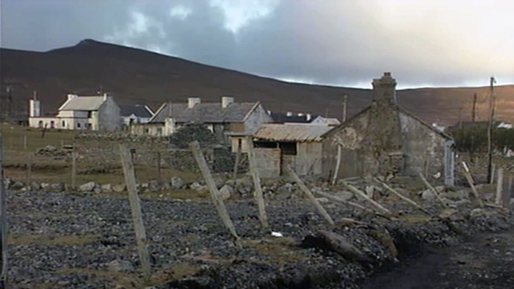 Achill Island coastal erosion, 1999.