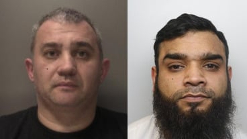 Anthony Terry (L) was jailed for 25 years, while Mohammed Omar Khan got 13 years in prison (Pic: NCA)