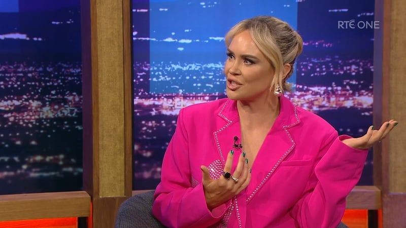 Joanne McNally on the Late Late Show on RTÉ One