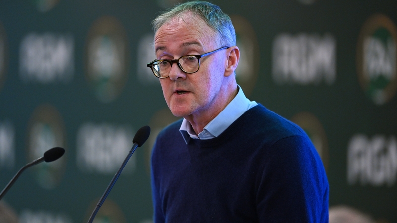 Roy Barrett at today's FAI AGM