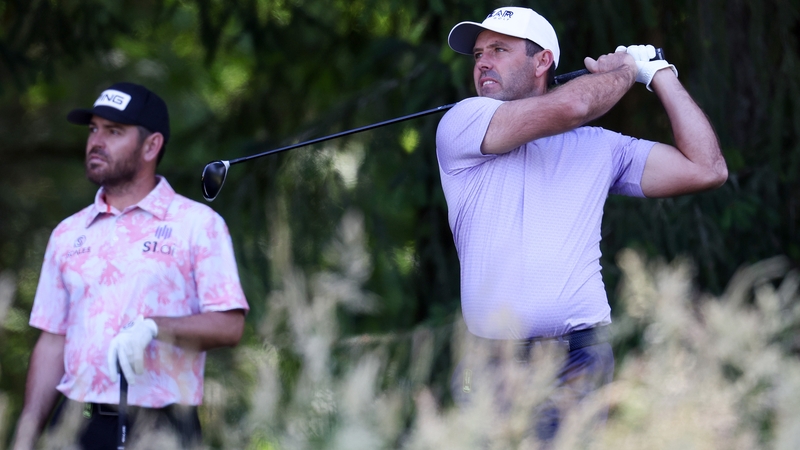 Charl Schwartzel (R) and Louis Oosthuizen have both switched to the LIV golf tour