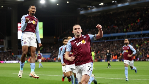 John McGinn fired home early for the hosts
