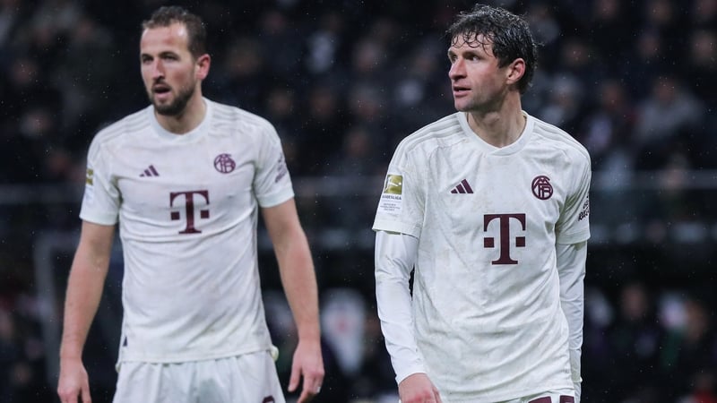 Harry Kane (L) and Thomas Muller finished on the losing side
