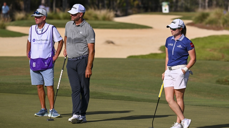 Lucas Glover and Leona Maguire recorded a 69 in foursomes play