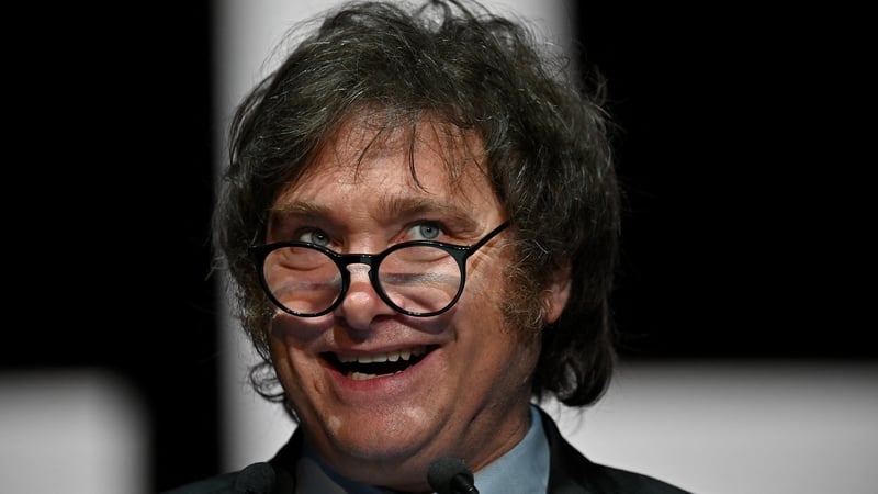 Mr Milei is taking over from unpopular outgoing centre-left President Alberto Fernandez