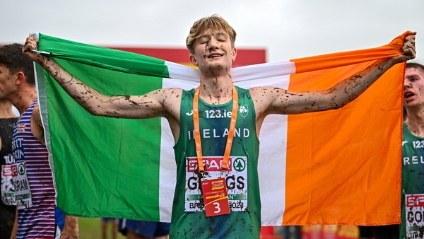 Nick Griggs impressed with a third-placed finish in the U20 race