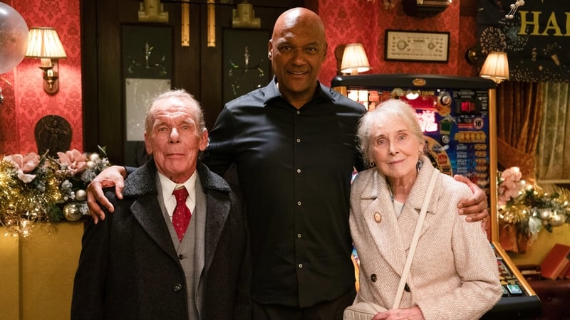 "Having not seen George for over a decade, the pair arrive in Walford in an attempt to rebuild bridges with their son, but it soon becomes apparent that both are concealing a secret..."