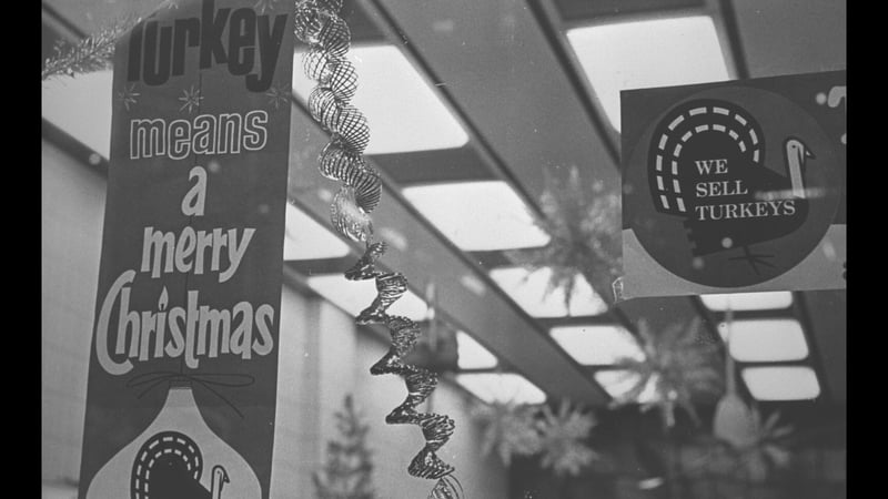 An Margadh Mór – in the local town was considered a big day where rural people sold hens, eggs, geese, turkeys and so on. Photo: RTÉ Stills Department