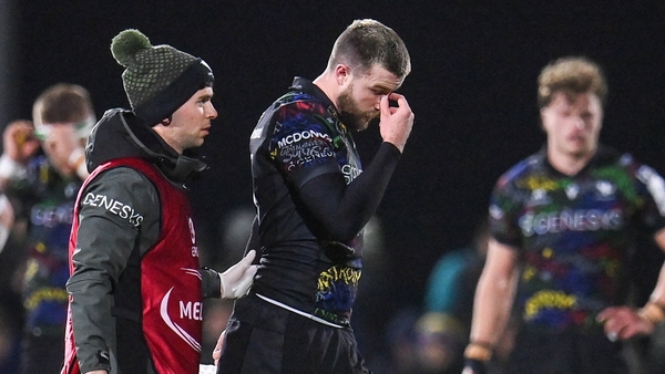 Mack Hansen limped off against Bordeaux