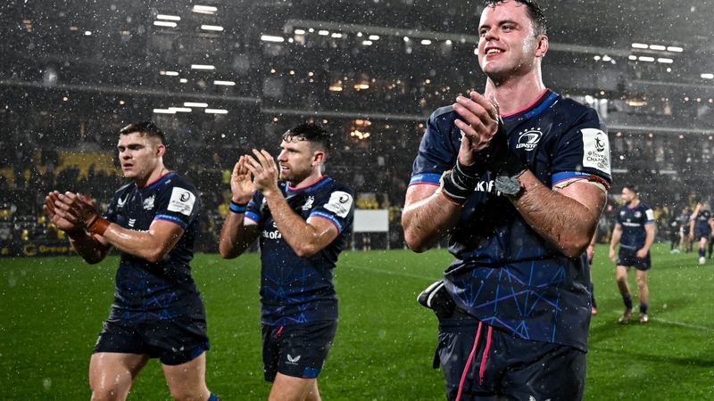 James Ryan (r) was one of Leinster's standout players