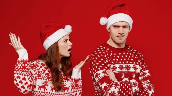 Even matching jumpers can't fix some rows. Photo: ViDI Studio / Shutterstock