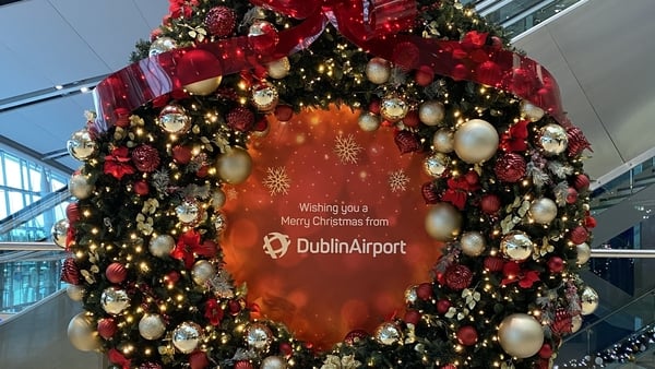 A total of 1.4 million passengers are set to travel through Dublin Airport this Christmas, around 90,000 fewer on last year