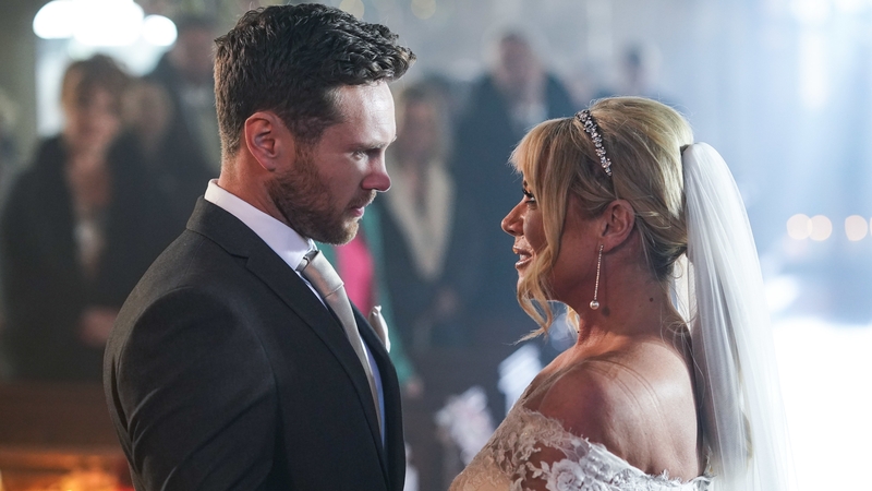 Danny Walters as Keanu (seen here with Letitia Dean as Sharon) - "For my character, the episode is a real rollercoaster of emotions from the highs and the lows. It was such a pleasure to be part of"
