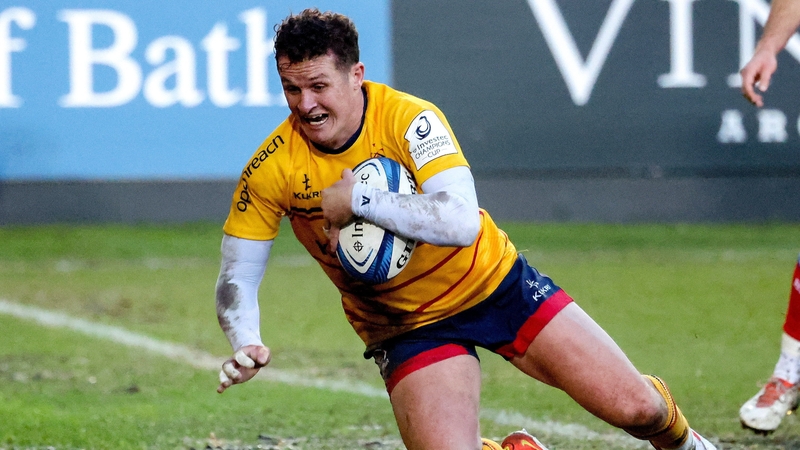 Burns scored Ulster's opening try in Saturday's defeat at Bath