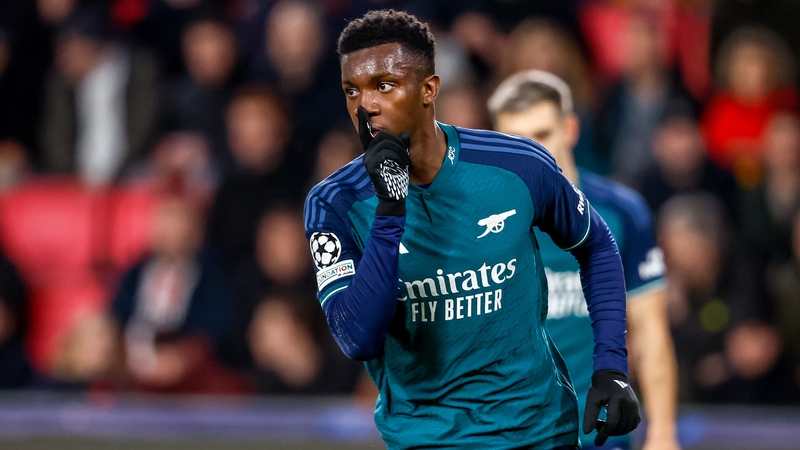 Eddie Nketiah got the goal for Arsenal