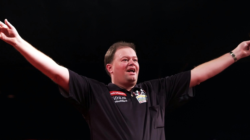 Raymond van Barneveld celebrates his famous PDC win in 2007