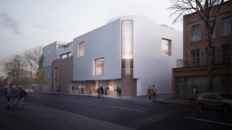 An artist's impression of the reconstruction of the London Irish centre