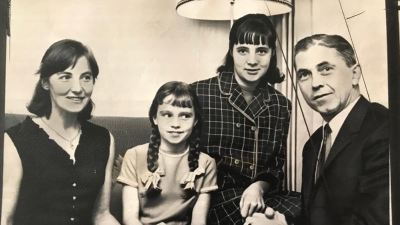 The Niedermayer family taken in Belfast a few years before the kidnapping. From Face Down: The Killing Of Thomas Niedermayer