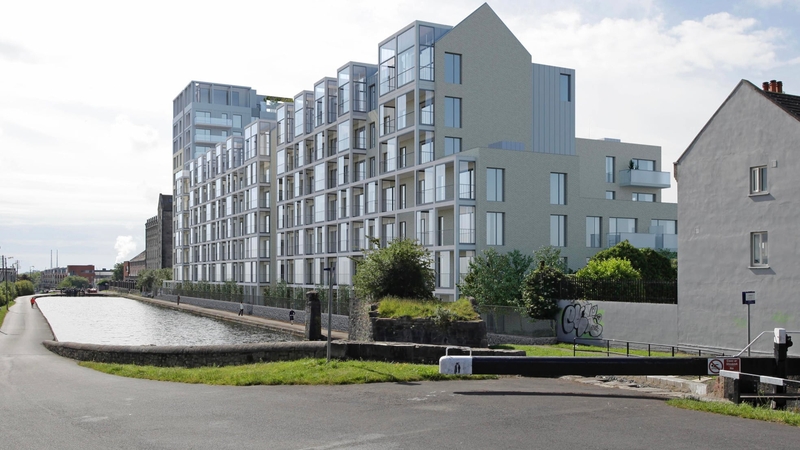 An Bord Pleanála has reduced the scale of the originally proposed 196 unit scheme that included a 12 storey apartment block.