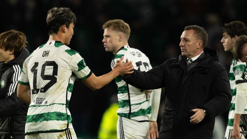 Rodgers led the Hoops to their first win in a Champions League match since 2017