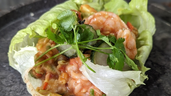 Trisha's lime & ginger prawn cocktail for Christmas