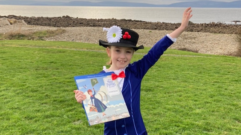 Freya-Rose as Mary Poppins!