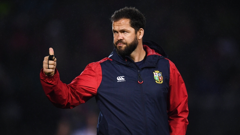 Andy Farrell served as an assistant coach of the Lions in 2013 and 2017