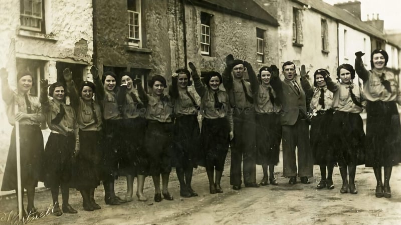 By 1933 there were more women in the Blue Blouses than in Cumann na mBan, the Irish Countrywomen's Associations and remaining feminist organisations. Photo: Killorglin Archive Society/Owen O Shea