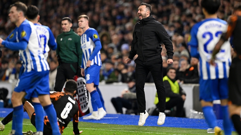 Victory for Roberto de Zerbi's side saw them leapfrog Marseille to secure top spot in Group B