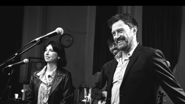 Faye O'Rourke with Steve Wall