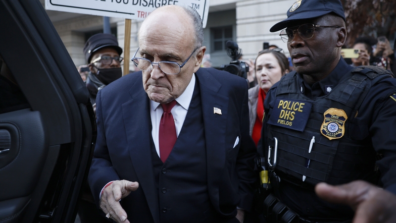 Rudy Giuliani filed for bankruptcy days after being ordered to pay $148m to two election workers