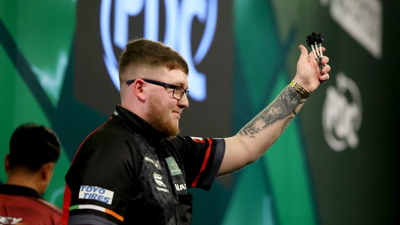 Keane Barry celebrates his win