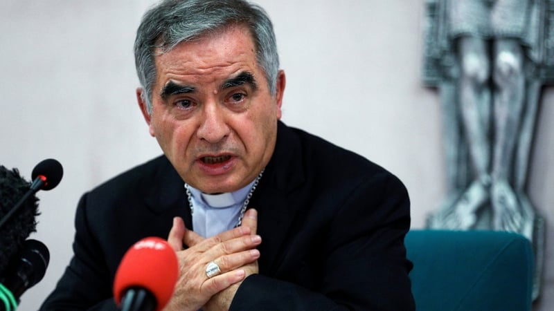 Cardinal Angelo Becciu has appealed his conviction for embezzlement (File pic)