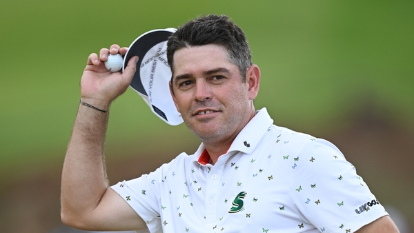 Louis Oosthuizen after sealing the win