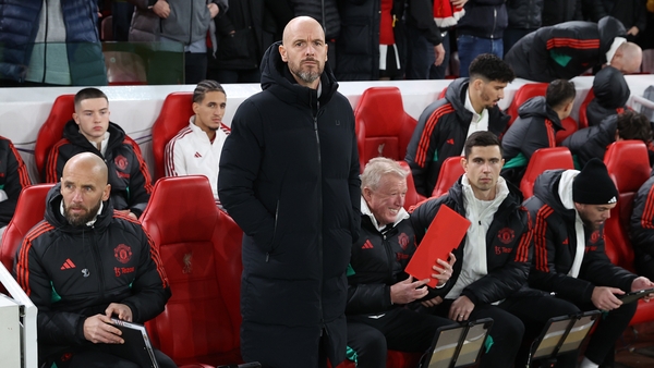 Erik ten Hag settles in before Manchester United's scoreless draw with Liverpool on Sunday