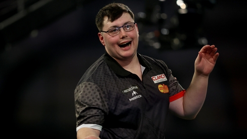 Dylan Slevin won many admirers with his performance at Ally Pally on Sunday night