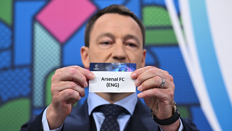 UEFA Champions League ambassador John Terry at the draw in Nyon