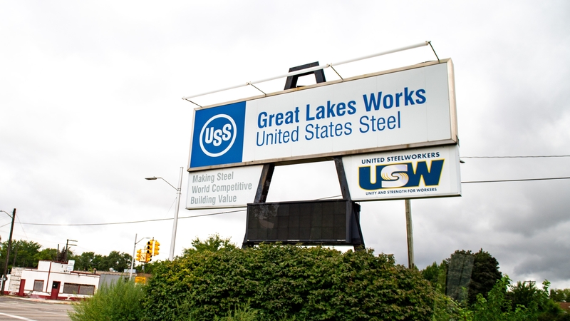 US Steel's Great Lakes Steel plant in Michigan