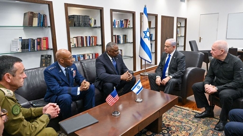 US Secretary of Defense Lloyd Austin held talks with Israeli Prime Minister Benjamin Netanyahu