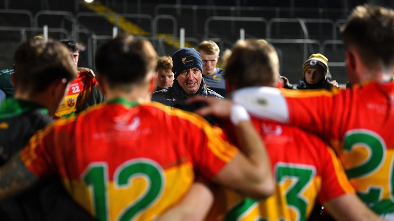 Niall Carew is preparing Carlow for the 2024 campaign