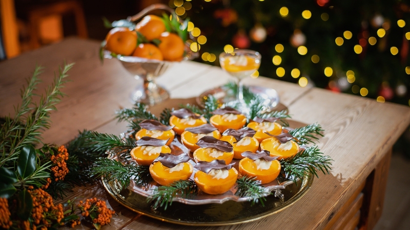 Chocolate and orange is a favourite festive combination, and this dessert plays with textures to create a memorable treat for the end of your meal.