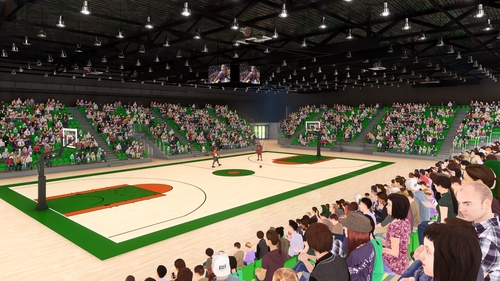 The proposed new National Basketball Arena