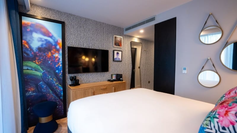 Guests at the NYX Hotel Dublin choose from a custom pillow menu