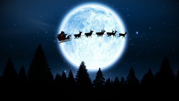 Santa Claus seen flying over Stabbursdalen National Park in Norway last Christmas