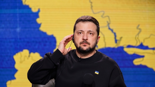 President of Ukraine Volodymyr Zelensky