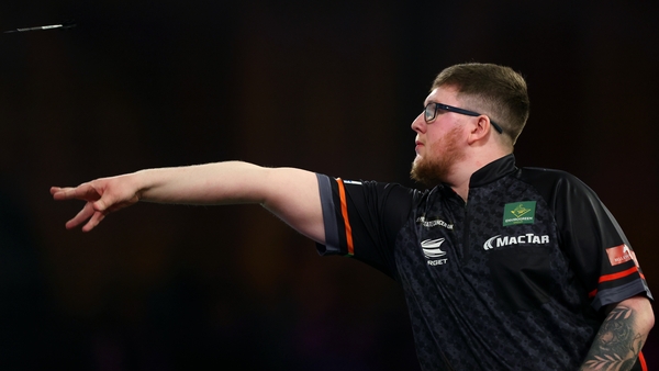 Keane Barry falls short against Van Gerwen